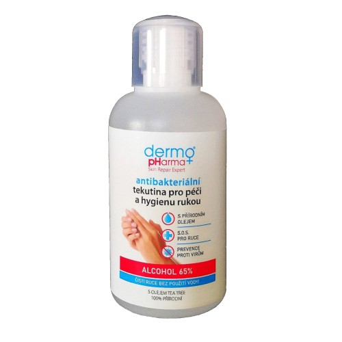 Krása - Derma Pharma Antibakteriálna a antivírusová ochrana rúk s Tea Tree, 150 ml.