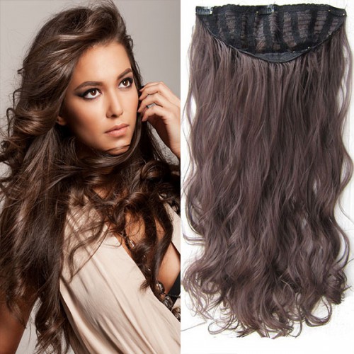 Predlžovanie vlasov, účesy - Clip in pás vlasov - Jessica 60 cm vlnitý - odtieň 4