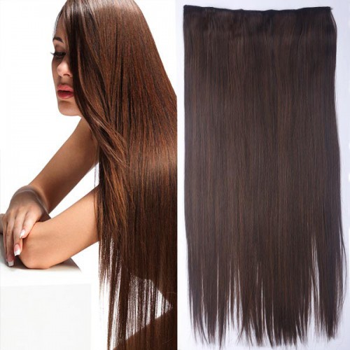 Predlžovanie vlasov, účesy - Clip in vlasy - 60 cm dlhý pás vlasov - odtieň M2/30