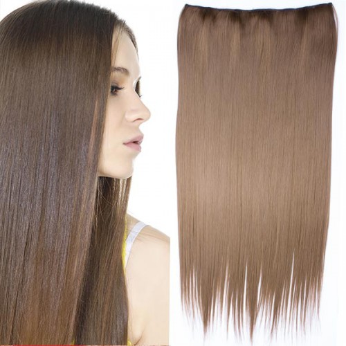 Predlžovanie vlasov, účesy - Clip in vlasy - 60 cm dlhý pás vlasov - odtieň 6P