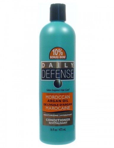 Predlžovanie vlasov, účesy - Daily Defence vlasový kondicionér s arganovým olejom, 473 ml