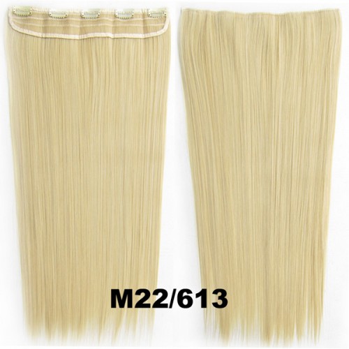 Predlžovanie vlasov, účesy - Clip in vlasy - 60 cm dlhý pás vlasov - odtieň M22/613