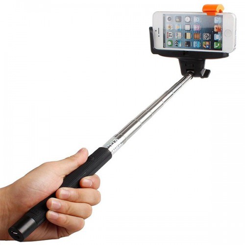Domácnosť a zábava - Teleskopická selfie tyč so zabudovaným bluetooth ovládaním