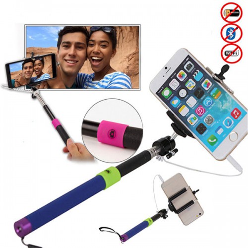 Domácnosť a zábava - Teleskopická selfie tyč so spúšťou - STYLE