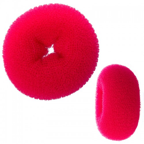 Predlžovanie vlasov, účesy - Vypchávka do drdolu - drôtenka 9,5 cm - ružová