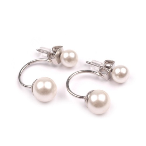 Dámska móda, doplnky - Náušnice s perlami