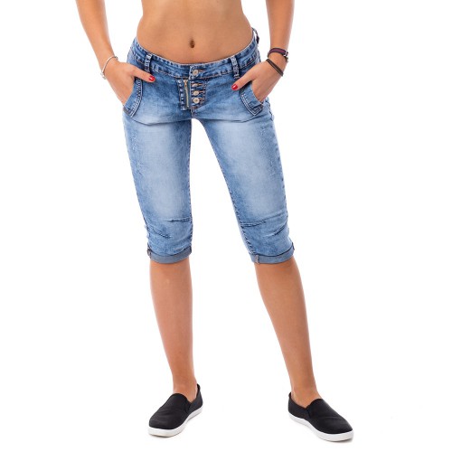 Dámska móda, doplnky - Dámske trištvrťové jeans