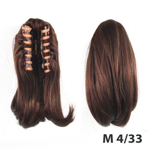 Predlžovanie vlasov, účesy - Colík na štipci rovný - 25 cm