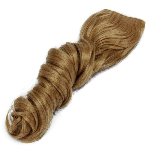 Predlžovanie vlasov, účesy - Clip in vlasový pás - lokne 55 cm - odtieň 27 - plavá