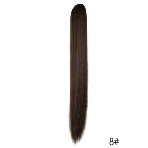 Predlžovanie vlasov, účesy - Vrkoč - cop rovný extra dlhý 85 cm na štipci