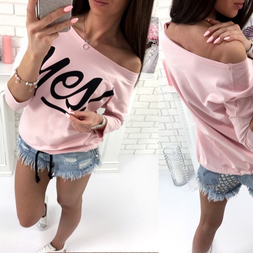 Dámska móda, doplnky - Dámsky ružový fashion top Yes