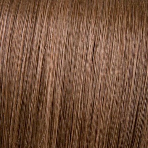 Predlžovanie vlasov, účesy - Clip in vlasy 56 cm ľudské - Remy 70g - odtieň 6 - svetlo hnedá