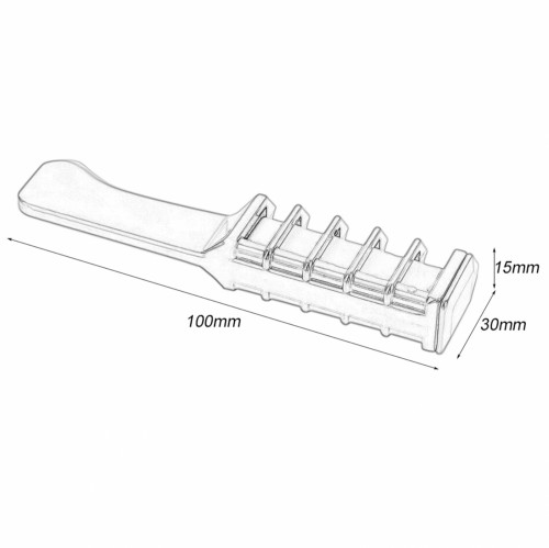 Predlžovanie vlasov, účesy - Mini hrebene na dočasné farbenie vlasov - súprava 6 ks