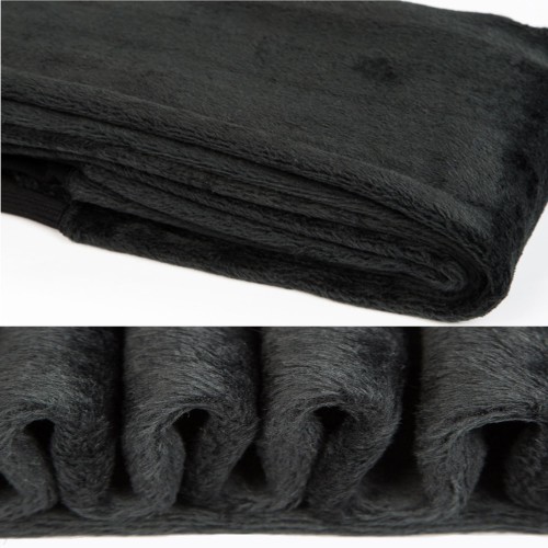 Dámska móda, doplnky - Zateplené kašmírové legíny v čiernej farbe