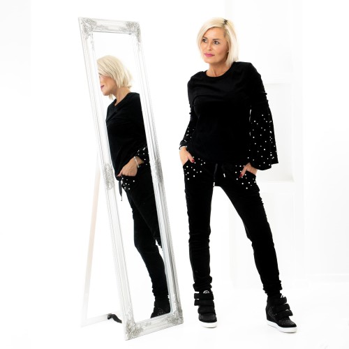 Dámska móda, doplnky - Tepláková súprava Black pearl