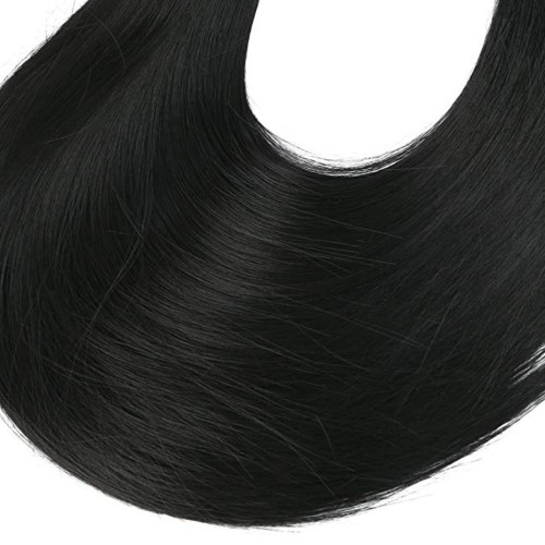 Predlžovanie vlasov, účesy - Clip in pás - Jessica 65 cm rovný  - 1B - čierny
