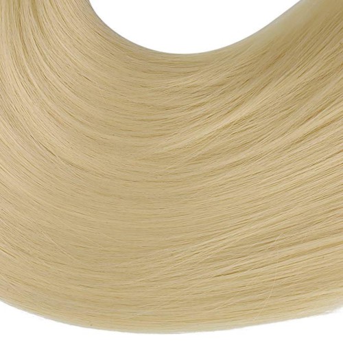 Predlžovanie vlasov, účesy - Clip in sada DE-LUXE, 57 cm, odtieň  613 - blond