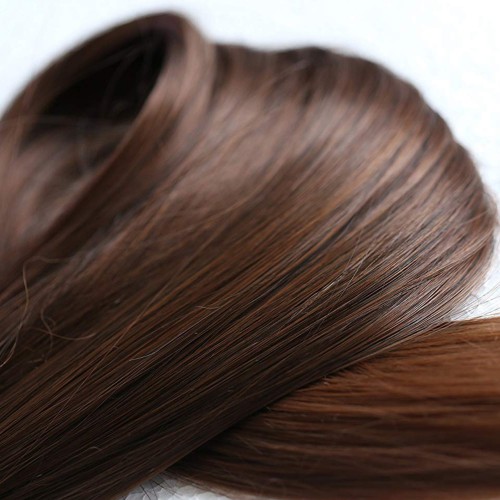 Predlžovanie vlasov, účesy - Clip in sada vlnitá DE-LUXE, odtieň  4/30 - hnedý mix
