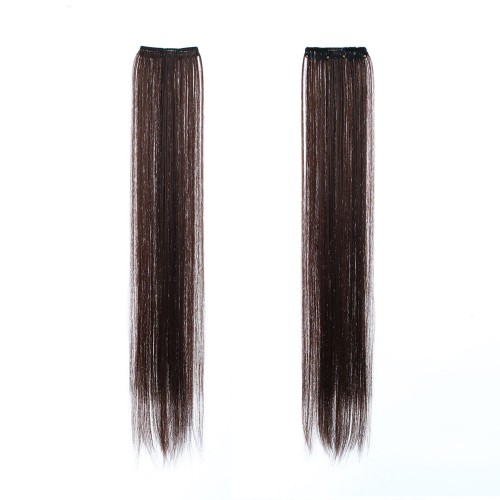 Predlžovanie vlasov, účesy - Rovný clip in pásik vlasov v dĺžke 60 cm - odtieň C