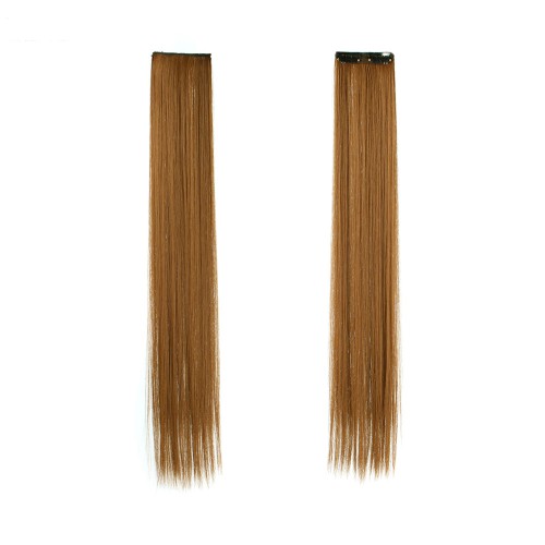 Predlžovanie vlasov, účesy - Rovný clip in pásik vlasov v dĺžke 60 cm - odtieň H