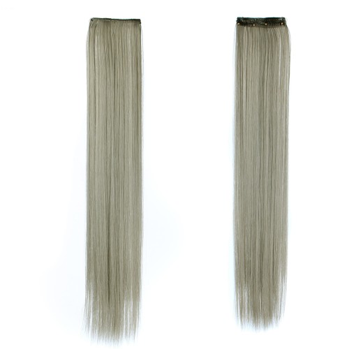 Predlžovanie vlasov, účesy - Rovný clip in pásik vlasov v dĺžke 60 cm - odtieň Q