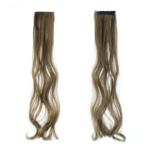 Predlžovanie vlasov, účesy - Vlnitý clip in pásik vlasov v dĺžke 55 cm - odtieň K
