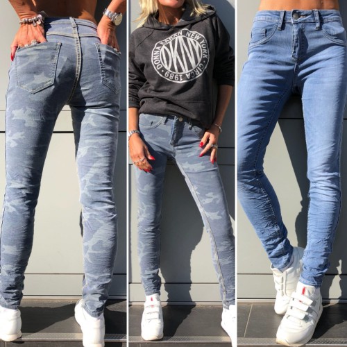 Dámska móda, doplnky - Obojstranné skinny jeans 2v1