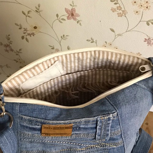 Dámska móda, doplnky - Verato Džínsová taška s vreckami