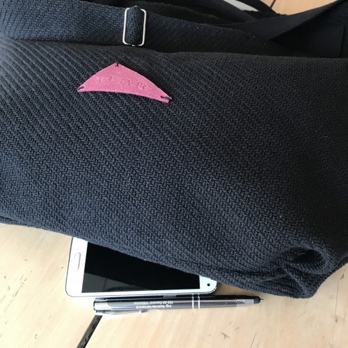 Dámska móda, doplnky - Verato Čierna látková taška