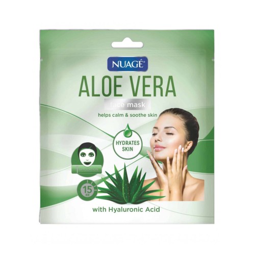 Krása - Nuagé pleťová maska Aloe Vera + kyselina hyalurónová