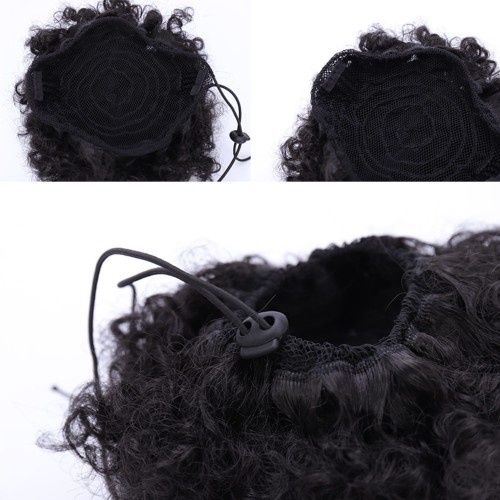 Predlžovanie vlasov, účesy - Príčesok - Puff Afro drdol 20 cm