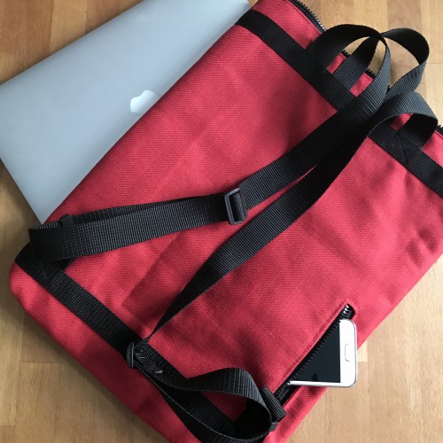 Dámska móda, doplnky - Verato Komiks batoh na laptop - červený