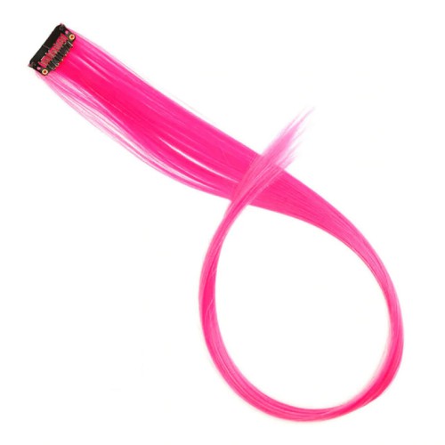Predlžovanie vlasov, účesy - Farebný melírovací clip in pásik 57 cm
