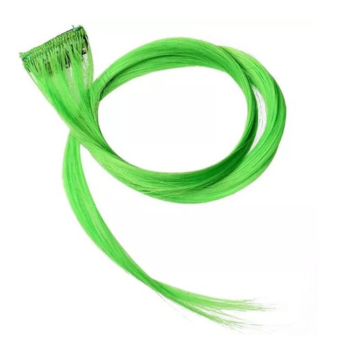 Predlžovanie vlasov, účesy - Farebný melírovací clip in pásik 57 cm