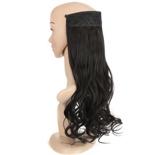 Predlžovanie vlasov, účesy - Flip in halo príčesok vlnitý 60 cm - revolúcia v predlžovaní vlasov!