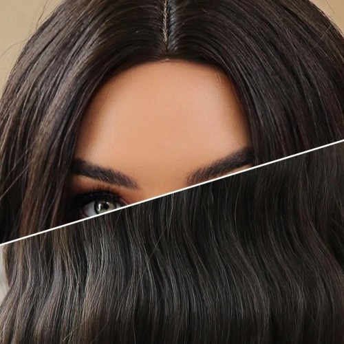 Predlžovanie vlasov, účesy - Parochňa TINA - tmavo hnedá