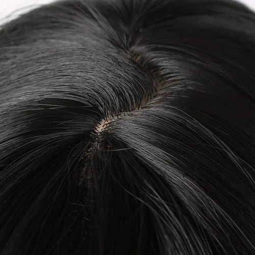 Predlžovanie vlasov, účesy - Parochňa HELA s ofinou - čierna