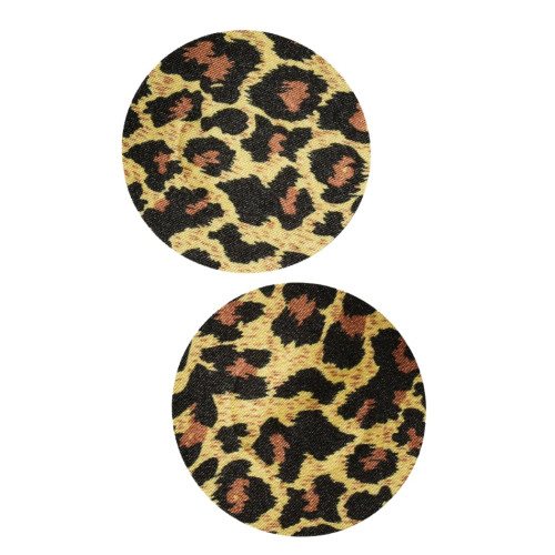 Dámska móda, doplnky - Samolepiace krytky bradaviek - leopard