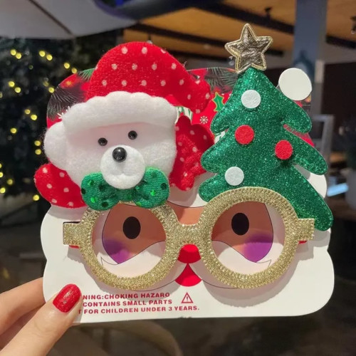 Domácnosť a zábava - Vianočné ozdobné okuliare - stromček