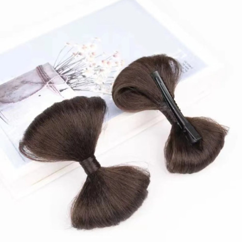 Predlžovanie vlasov, účesy - Spona s vlasovou mašľou