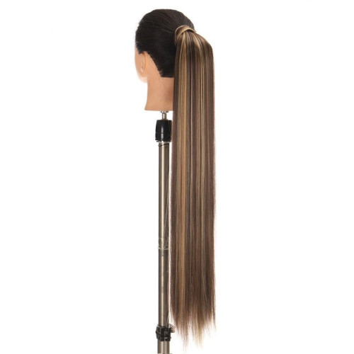Predlžovanie vlasov, účesy - Colík, vrkoč rovný s omotávkou 85 cm