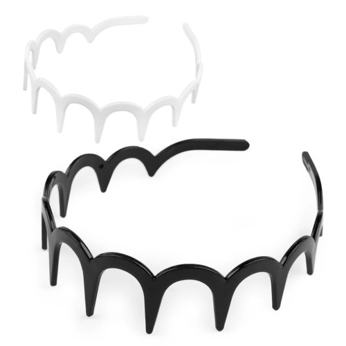 Predlžovanie vlasov, účesy - Plastová čelenka do vlasov