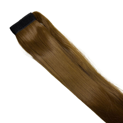 Predlžovanie vlasov, účesy - Colík - vrkoč rovný s omotávkou 57 cm