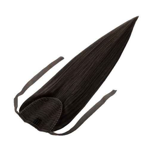 Predlžovanie vlasov, účesy - Clip in cop Premium 50 cm / 80 g - tmavo hnedá