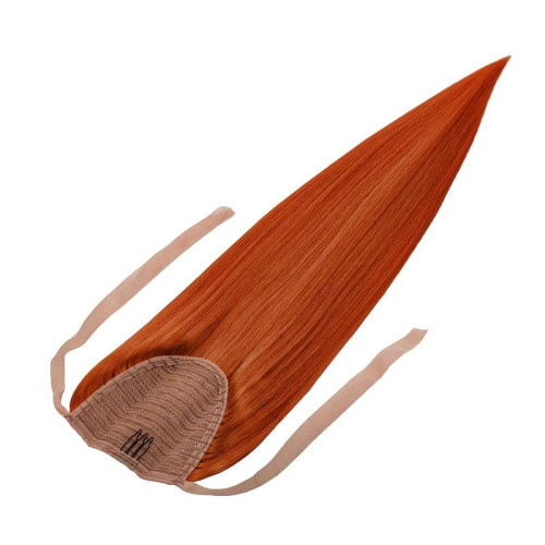 Predlžovanie vlasov, účesy - Clip In copík Premium 55 cm / 100 g - orange pepper, 100% pravé vlasy