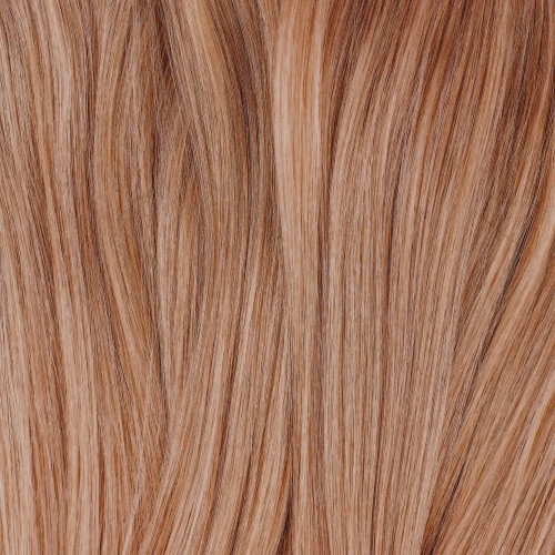 Predlžovanie vlasov, účesy - Clip In vlasy Premium 40 cm / 100 g – Prírodná tmavá blond, 100% pravé vlasy