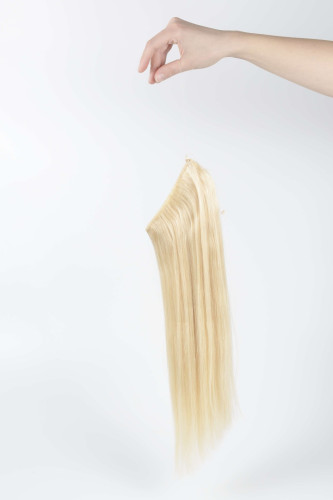 Predlžovanie vlasov, účesy - Flip In vlasy Premium – 50 cm / 90 gv odtieni ľadovej blond