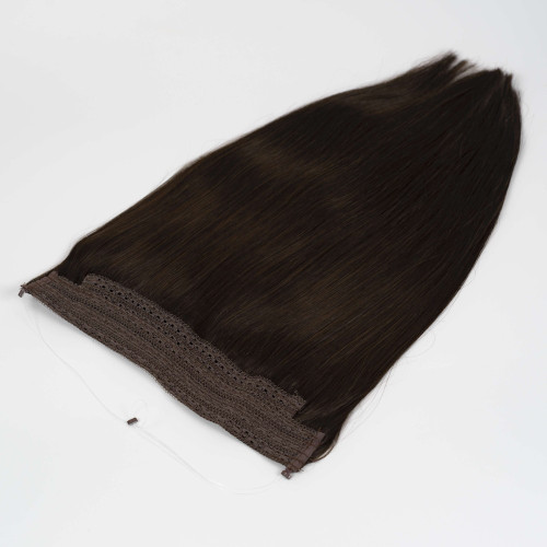 Predlžovanie vlasov, účesy - Flip in vlasy Premium 50 cm/ 90g - hnedá