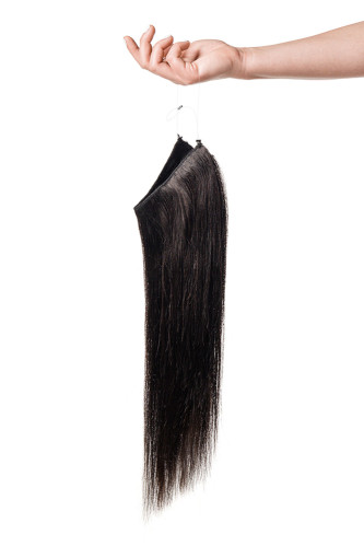 Predlžovanie vlasov, účesy - Flip in vlasy Premium 50 cm/ 90g - tmavo hnedá