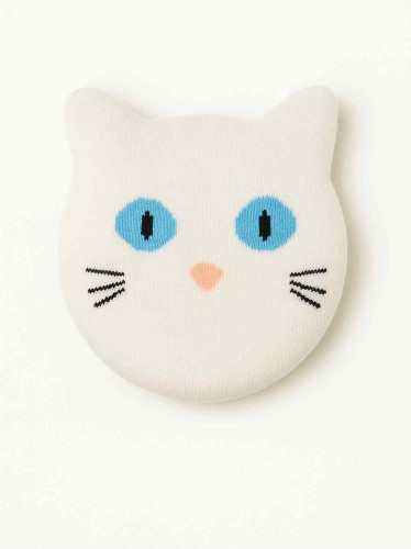 Dámska móda, doplnky - Darčekové ponožky Mačka – originálne ponožky zabalené v tvare mačičky